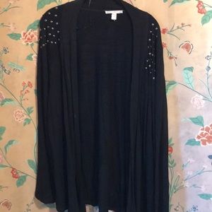 NWOT Maria Gabrielle studded  soft cardigan 2X